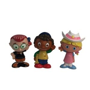 Disney Jr Little Einsteins Toy Figures 3pc Leo Quincy Annie 2006 Vintage